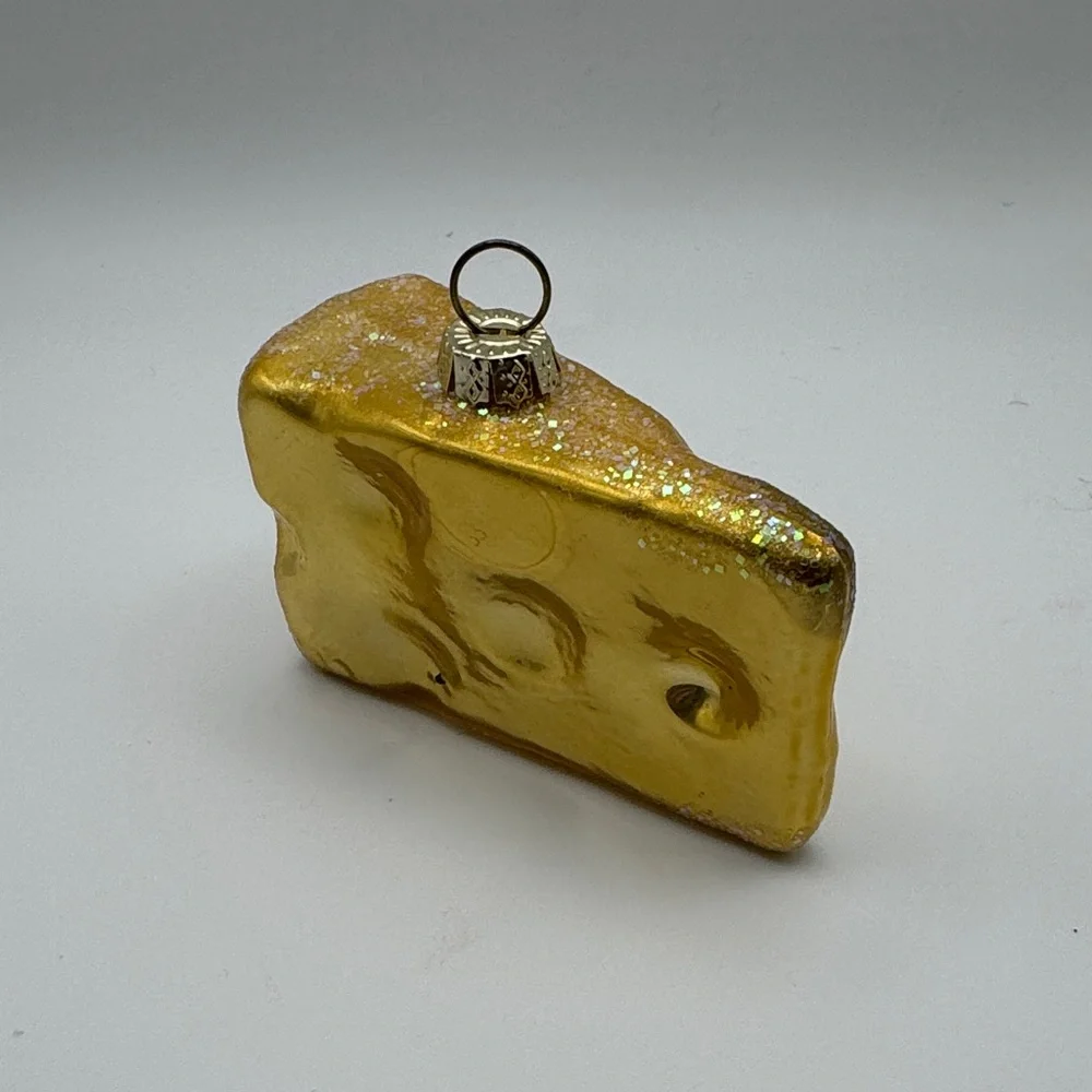 Gold Cheese Slice Wedge Christmas Ornament Set of 2 * Target Exclusive *